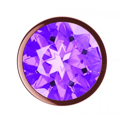 Анальная Пробка Diamond Amethyst Shine S Розовое Золото 4025-01lola