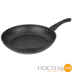 932-516 СКОВОРОДА AGNESS С АНТИПРИГАРНЫМ ПОКРЫТИЕМ BLACK MARBLE, 28Х5,5СМ