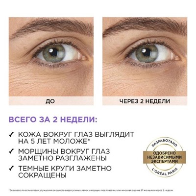 Сыворотка вокруг глаз L’OREAL Revitalift, филлер, 20 мл