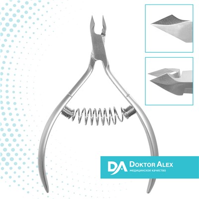 Кусачки для кожи, спиральная пружина 7 мм, С-0710,