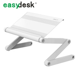 Столик-трансформер для ноутбука раскладной белый без полки