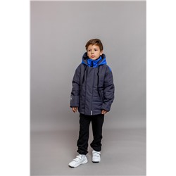660-24в-1 Куртка для мальчика "Бази" графит