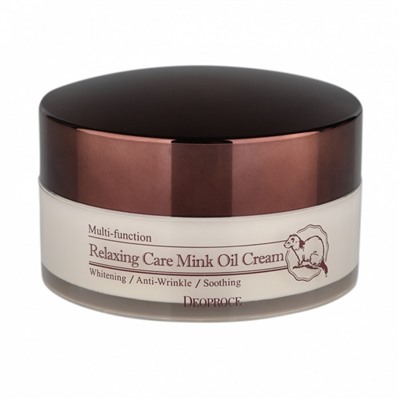 Deoproce Питательный крем с маслом норки Relaxing Care Mink Oil Cream