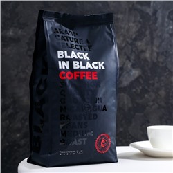 Кофе BLACK IN BLACK NICARAGUA жареный в зёрных, 1000 г