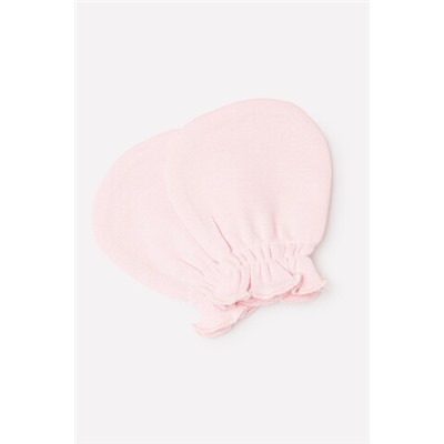 рукавички для новорожденных  К 8528/бежево-розовый(олененок)