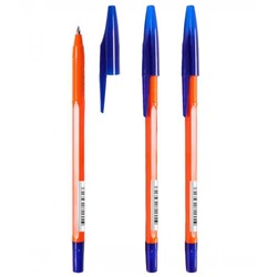 Ручка шариковая 333 "Стамм" синяя маслян. основа 0,7мм ORANGE РШ305