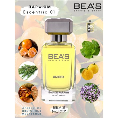 Парфюм Beas 100 ml U 717 Escentric 01 Molecules unisex