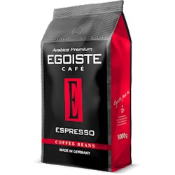 EGOISTE. Espresso зерно 1 кг. мягкая упаковка