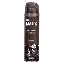 Пена д/бритья Majix Carbon 200мл (24 шт/короб)