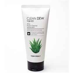 Пенка для умывания Tony Moly Clean Dew Aloe Foam Cleanser с алое