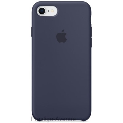 Силиконовый чехол для iPhone 7/8 -Темно-синий (Midnight Blue)