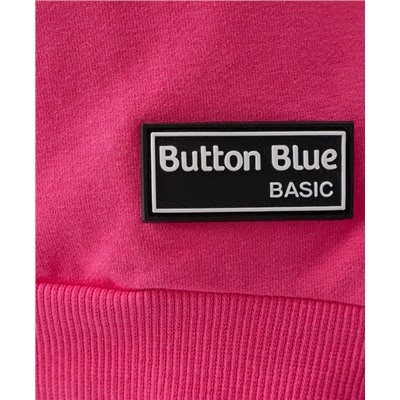 Скидка -50% Худи с манжетами розовое Button Blue