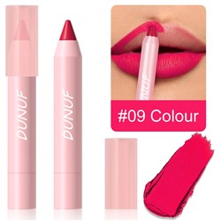 Матовая помада-карандаш DUNUF matte lipstick crayon 09