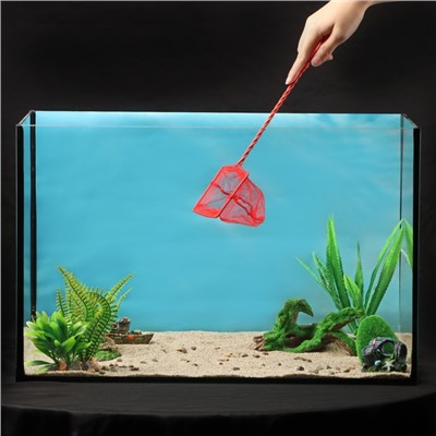Сачок аквариумный 10 см, красный