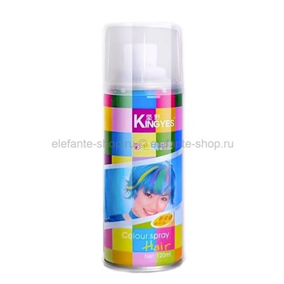 Краска-спрей для волос Kingyes Color Spray Powder Gray 120ml