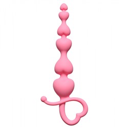 Анальная цепочка Begginers Beads Pink 4102-01Lola