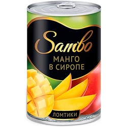 «Sambo», манго в сиропе, ломтики, 415 г