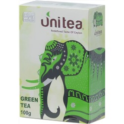 UNITEA. Green tea 100 гр. карт.пачка