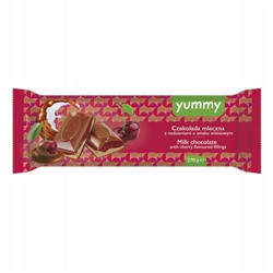 Молочный шоколад Yummy (вишня) 270 г