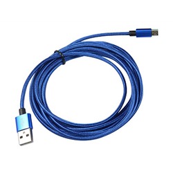 Кабель Energy ET-27 USB/MicroUSB, цвет - синий