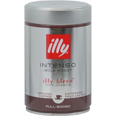 illy. Intenso (молотый) 250 гр. жест.банка