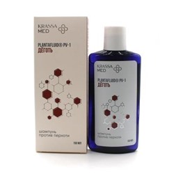 Krassa MED Hair Care Шампунь против перхоти Деготь150мл.12 /КМ40750Д/