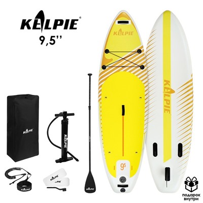 SUP доска надувная универсальная KELPIE 9.5", 290х80х15 см