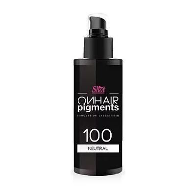 Shot on hair pigments пастельный пигмент 100 нейтральный 100мл