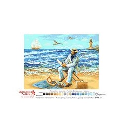 Рисунок на канве МАТРЕНИН ПОСАД арт.37х49 - 1376 Маринист