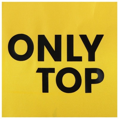 Ветровка ONLYTOP унисекс с сумкой black/yellow, р. 42