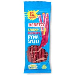 Мармелад Bebeto Dyna Splitz со вкусом банана и малины 200гр