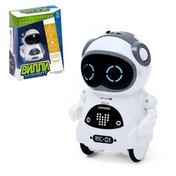 IQ Робот-игрушка интерактивный «ВИЛЛИ», танцует, функция повторения, световые и звуковые эффекты, русское озвучивание, уценка