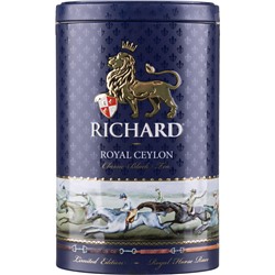 Чай Richard Royal Ceylon черный листовой, ж/б, 80г