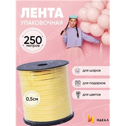 Лента золотая полоса 0,5/250 К желтая