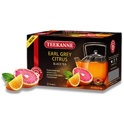 Teekanne. Earl Grey Citrus 36 гр. карт.пачка, 20 пак.