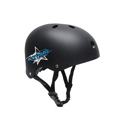 Шлем детский WX-1BPP Black/Blue с регулировкой размера 50-55