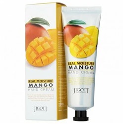 Jigott Крем для рук с экстрактом манго - Real moisture mango hand cream, 100гр