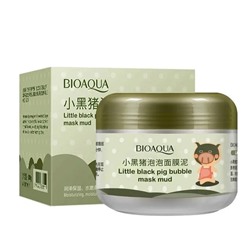 BIOAQUA  Маска для лица LITTLE BLACK PIG Bubble Mask Mud Глиняно - Пузырьковая  100г  (BQY-50677)