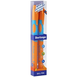 Набор  2 шариковых ручек "Berlingo.Initial" для правшей светло-синяя 0,7мм CBp_70700_2R