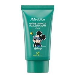 Солнцезащитный крем JMsolution x Disney с экстрактом жемчуга - Marine Luminous Pearl Sun Cream SPF 50+ PA++++, 50 мл