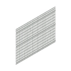 Панельное ограждение, 2.03 × 2.5 м, ячейка 200 × 55 мм, диаметр прута 3.5 мм