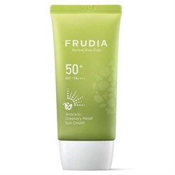 Солнцезащитный крем с авокадо SPF50+/PA ++++ Frudia Avocado Greenery Relief Sun Cream, 50ml