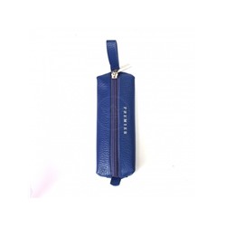 Футляр для ключей Premier-К-124 (на молнии)  натуральная кожа синий флотер (329)  225056