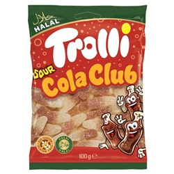 Жевательные конфеты Trolli Cola Club (кислая бутылочка колы) 100 г