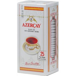 Azercay. Черный с бергамотом карт.пачка, 25 пак.