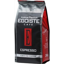 EGOISTE. Espresso молотый 250 гр. мягкая упаковка