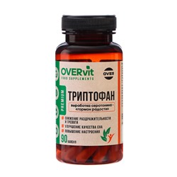 Триптофан OVERvit, 90 капсул