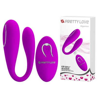 Вибратор для двоих с дистанционным управлением Pretty Love BI-014582W