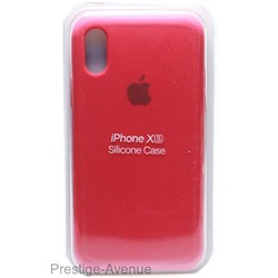 Силиконовый чехол для iPhone XS красный