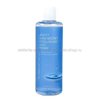 Тонер с гиалуроновой кислотой Jigott Aura Secret Hyaluronic Acid Toner 300ml (125)